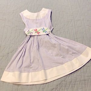 Girls summer cotton dress.  Never worn.  Size 5T.